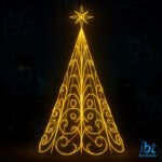 Árvore de Natal Gigante LED em Estrutura Metálica – Aurora