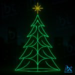 Árvore de Natal Gigante LED em Estrutura Metálica – Neoluz