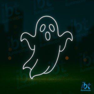 Figura de Halloween Luminosa para Fachada e Jardim - Fantasma 2D