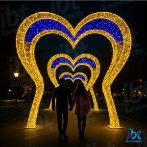 Figura Luminosa - Portal - 3 Amores