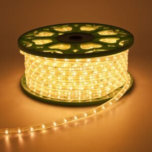 Mangueira LED - Branco Quente - 24 LED/m e Ø11mm - Rolo de 100 metros
