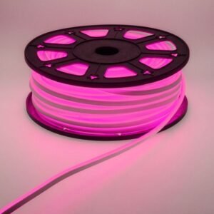 Mangueira Neon Flex - Rosa - Rolo com 100 metros
