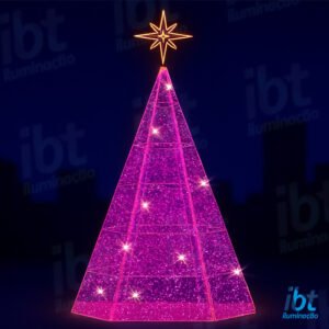 Árvore de Natal Gigante LED em Estrutura Metálica – Refulge