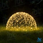 Figura Natalina Luminosa para Jardim - Meia Bola