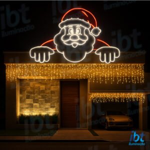 Figura Natalina Luminosa para Fachada - Noel Surpresa 2D