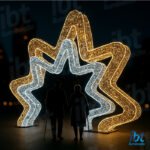 Figura Natalina Luminosa - Portal - Reluz