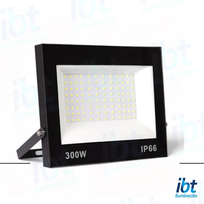ibt refletor smd led ip66 prova dagua 6500k branco frio bivolt 2
